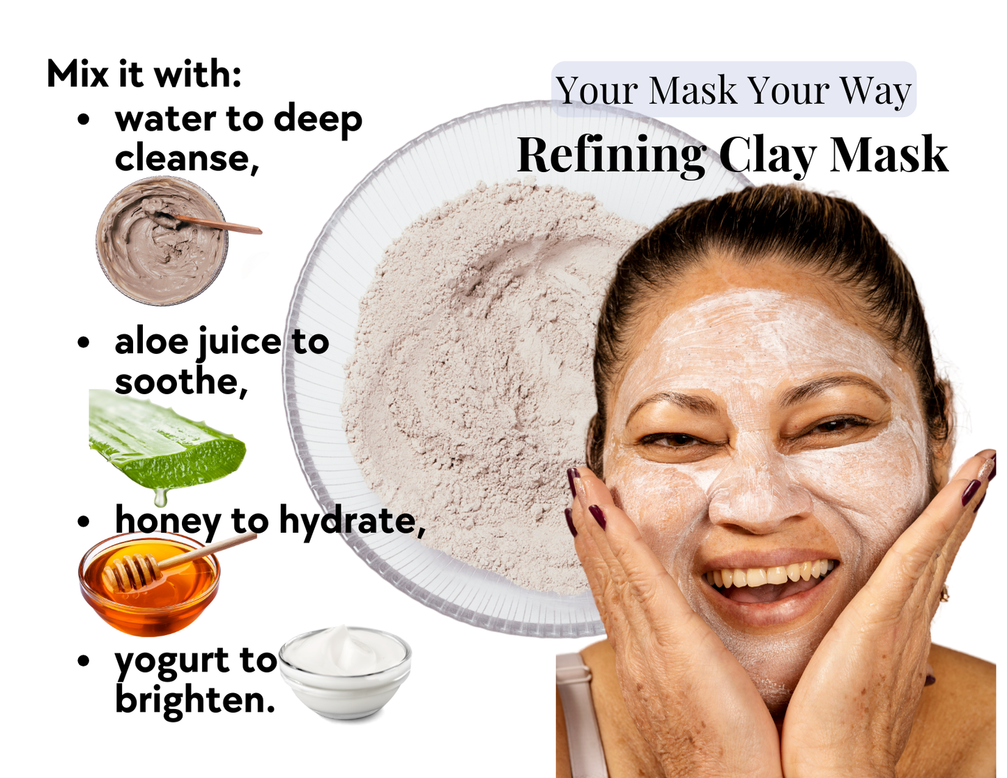 Refining Facial Clay Mask