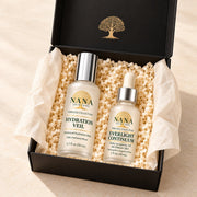 Morning Longevity Ritual: Hydration Veil 50 mL and Everlight Continuum 30 mL in a Nana gift box