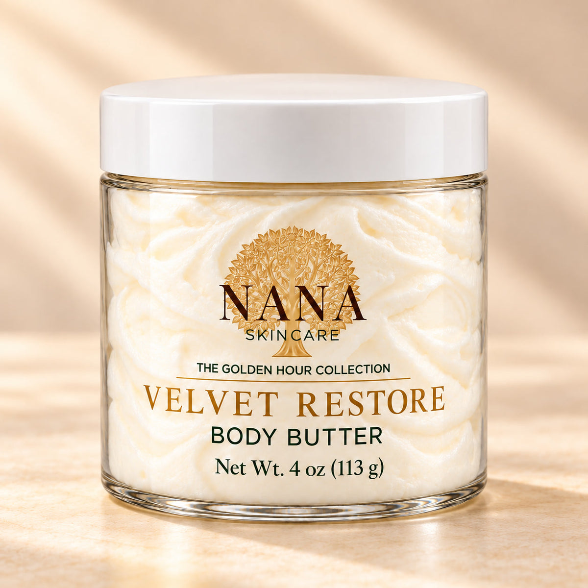 Nana Skincare Velvet Restore Body Butter, 4 oz (113 g)
